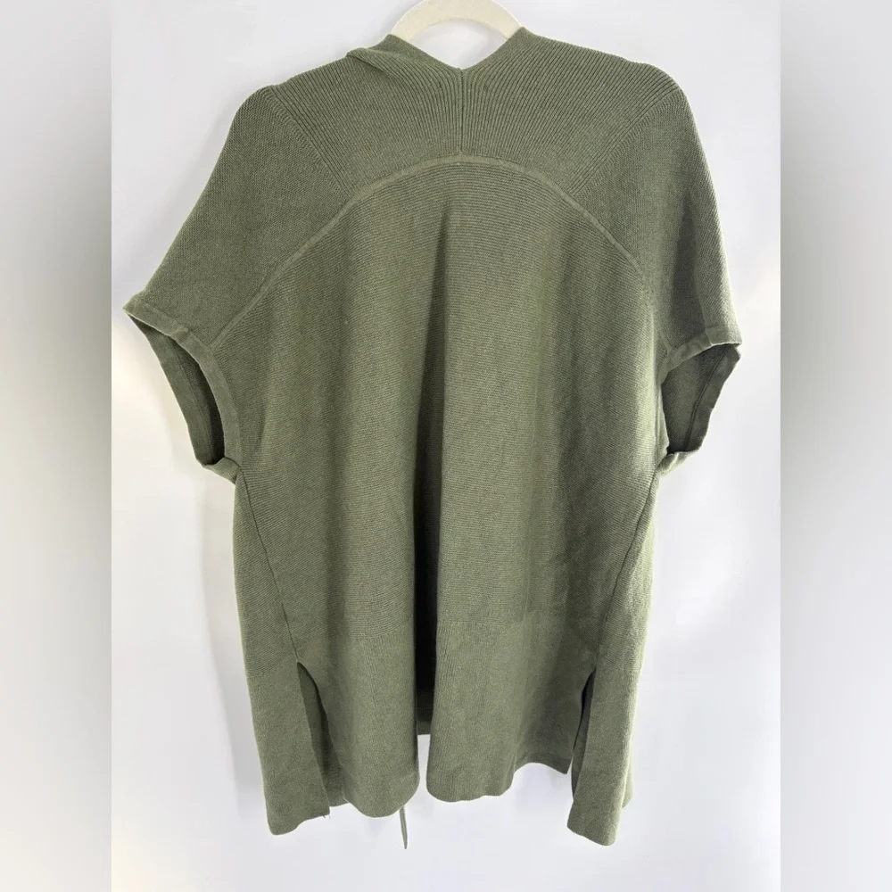 J. Jill Forest Green Open Front Cardigan - Picture 5 of 8